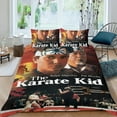 thumbnail image 2 of The Karate Kid-themed Bed Sheet Set Three Piece Set Comfortable And Skin Friendly Unique Design Home Decor Gifts For Family Friends fans54''x79''（135cm*200cm）, 2 of 6
