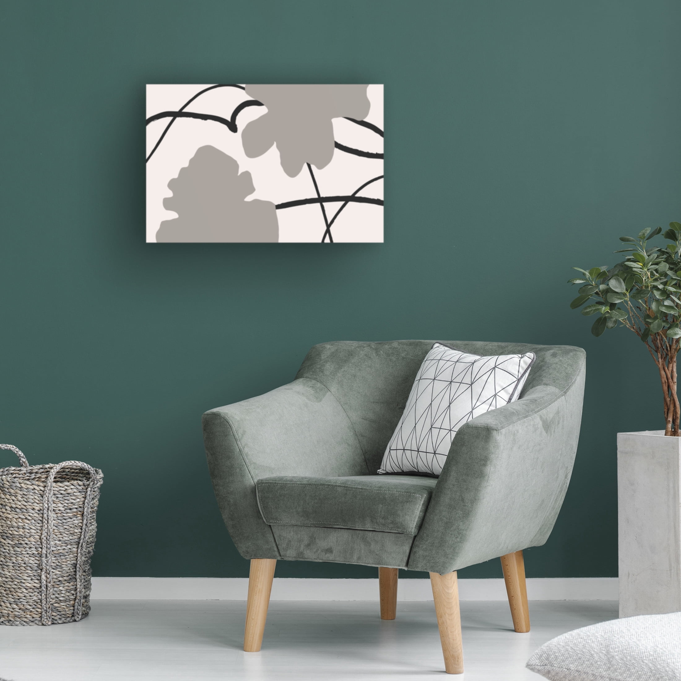 Trademark Fine Art Pictufy Studio II FLOWER WALL Canvas Wall Art