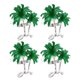 thumbnail image 4 of KAKOWELY 4 hebillas para servilletas, anillos decorativos para servilletas de fiesta, porta servilletas estilo hawaiano, 4 of 5