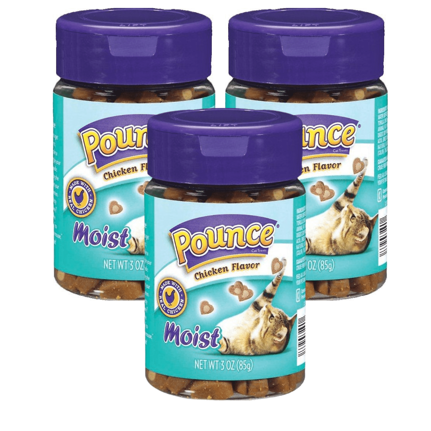 Pounce Moist Chicken Flavor Cat Treats 3oz Bottle Made With Real pounce-moist-chicken-flavor-cat-treats-3oz-bottle-made-with-real
