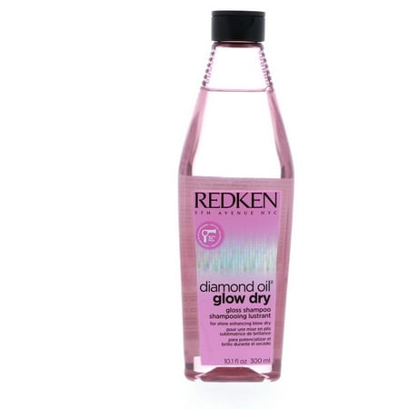 Redken Diamond Oil Glow Dry Gloss Shampoo 10.1 oz (Pack of 6)