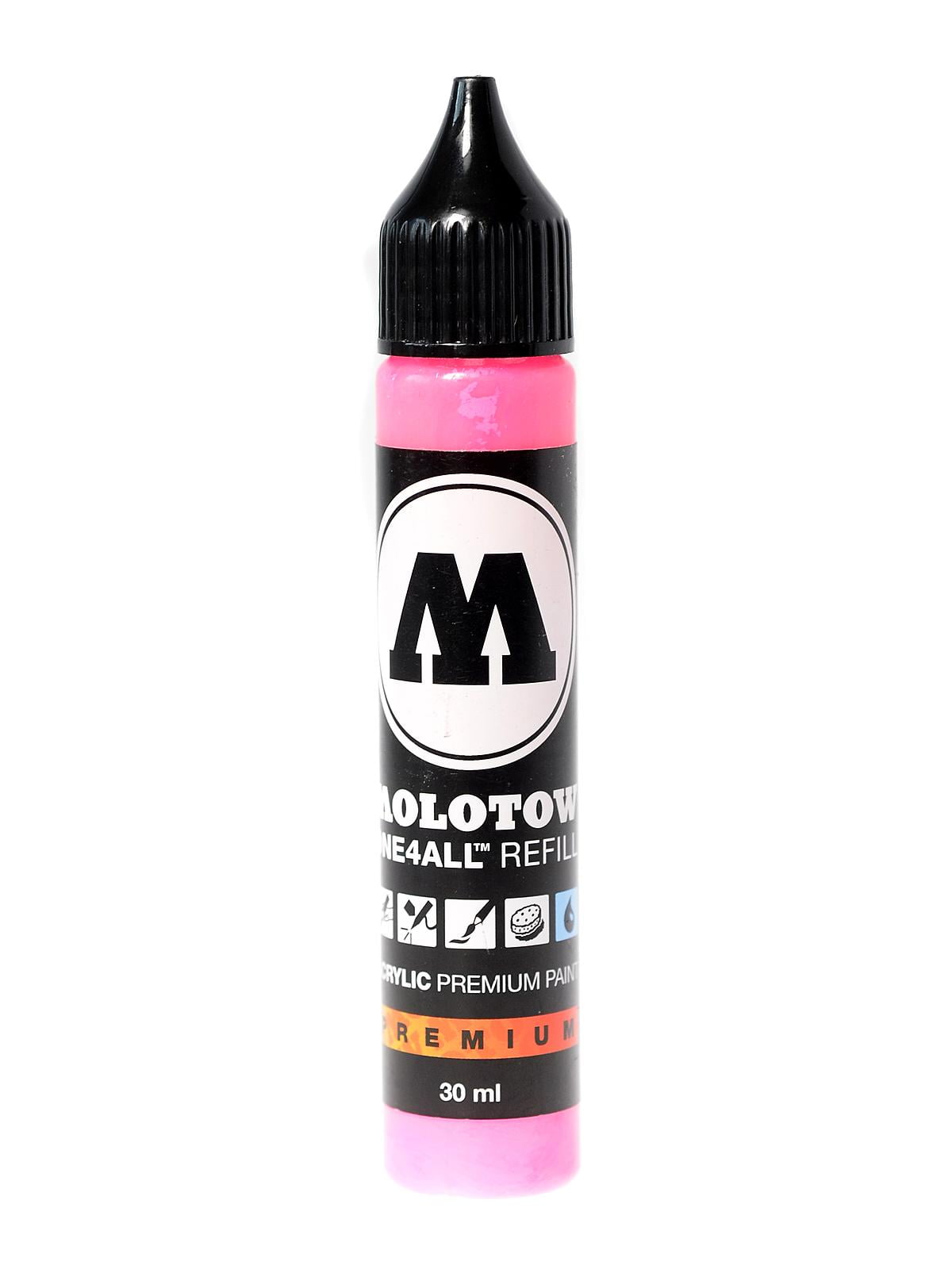 One4All Acrylic Paint Marker Refill neon pink fluorescent, 30 ml, 217