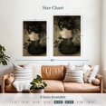thumbnail image 3 of Elephant Stock Night Scented Girl Wall Art - Vertical Canvas Wall Art - Living Room Wall Decor - Gothic Canvas - Brown And Beige Decor By Kiyo Murakami - 30" x 45", 3 of 4