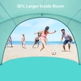 thumbnail image 2 of Gorich UPF 50+ Beach Tent for 3-6 Person, Lightweight Portable Sun Shelter with 2 Zippered Doors, Easy Setup Beach Canopy, UV Protection Sun Shade for Family, Outdoor, Camping, Picnic, 2 of 6