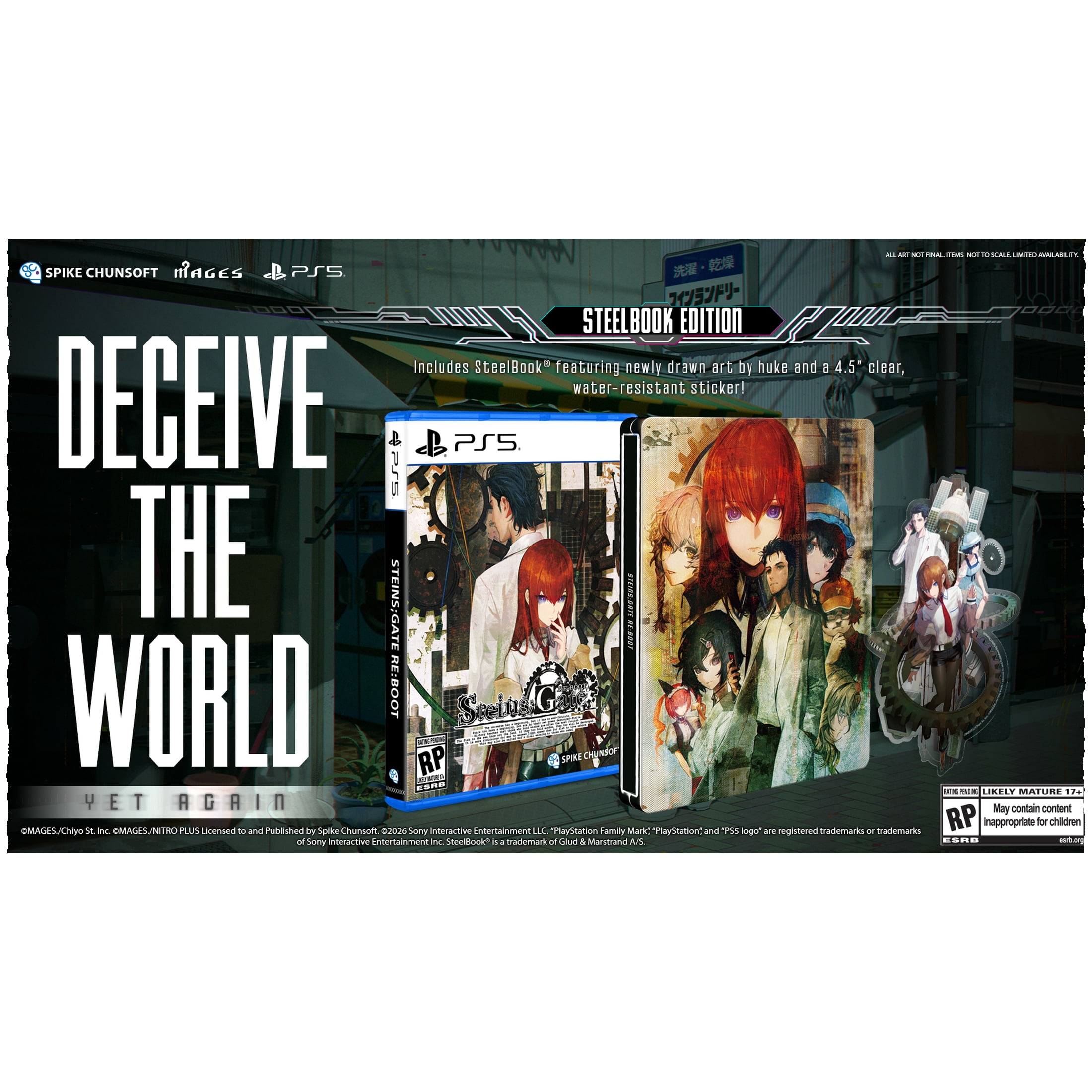 STEINS;GATE RE:BOOT Steelbook Edition - PlayStation 5 Game