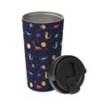 thumbnail image 2 of Logiee Space Dinosaur Print Stainless Steel Coffee Tumbler, Travel Coffee Mug, Insulated Coffee Mug with Lid, Spill Proof Coffee Cup, Portable Thermal Mug, 2 of 8