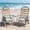 Rainbow, variant on GVDV Backpack Beach Chair Set of 2, Portable Folding Beach Chair with Cup Holder and Towel Bars, 4-Position Adjustable Reclining Chair for Beach, Camp, Outdoor