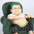 thumbnail image 4 of Aixlan-figura de acción de ONE PIECE, figura de Anime de Fat Roronoa Zoro de PVC, Usopp, modelo coleccionable, juguetes, regalo para niños, 15cm57, 4 of 5