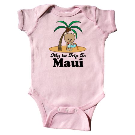 

Inktastic 1st Trip to Maui Hawaii Gift Baby Boy or Baby Girl Bodysuit