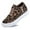 Leopard, variant on Women Slip On Canvas Shoes Fashion Platform Low Top Wedge Sneakers with Zipper Classic Casual Booties Comfortable