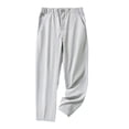 thumbnail image 4 of Vetsdori Mens Quick Dry Pants Athletic Fashion Pockets Elastic Waist Waterproof Pantalones Straight Leg Sport Stylish Track Pants for Men, 4 of 4