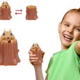 thumbnail image 2 of Squeeze Squirrel Cup Evil Decompression Tree Stumps Rubber Children‘s Toy Gifts, 2 of 5