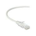 thumbnail image 3 of Black Box Slim-Net Cat.6a UTP Patch Network Cable (C6APC28WH20), 3 of 4