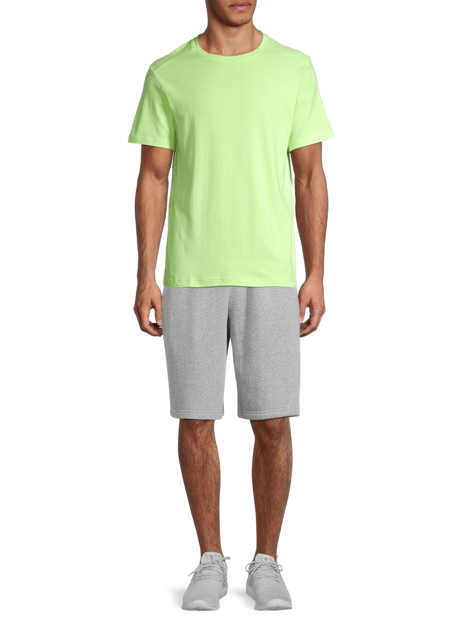 Athletic Works Men's and Big Men's Active Fleece Short, up to Size 5XL