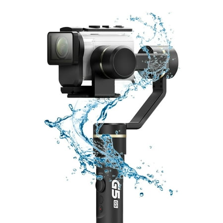 G&s Design - FeiyuTech G5 GS 3-Axis Single Handheld Gimbal Stabilizer Splash-Proof Design Support Mobile Time-lapse Photography for Sony AS50/FDR-X3000/AS300 and Other Similar Action Cameras