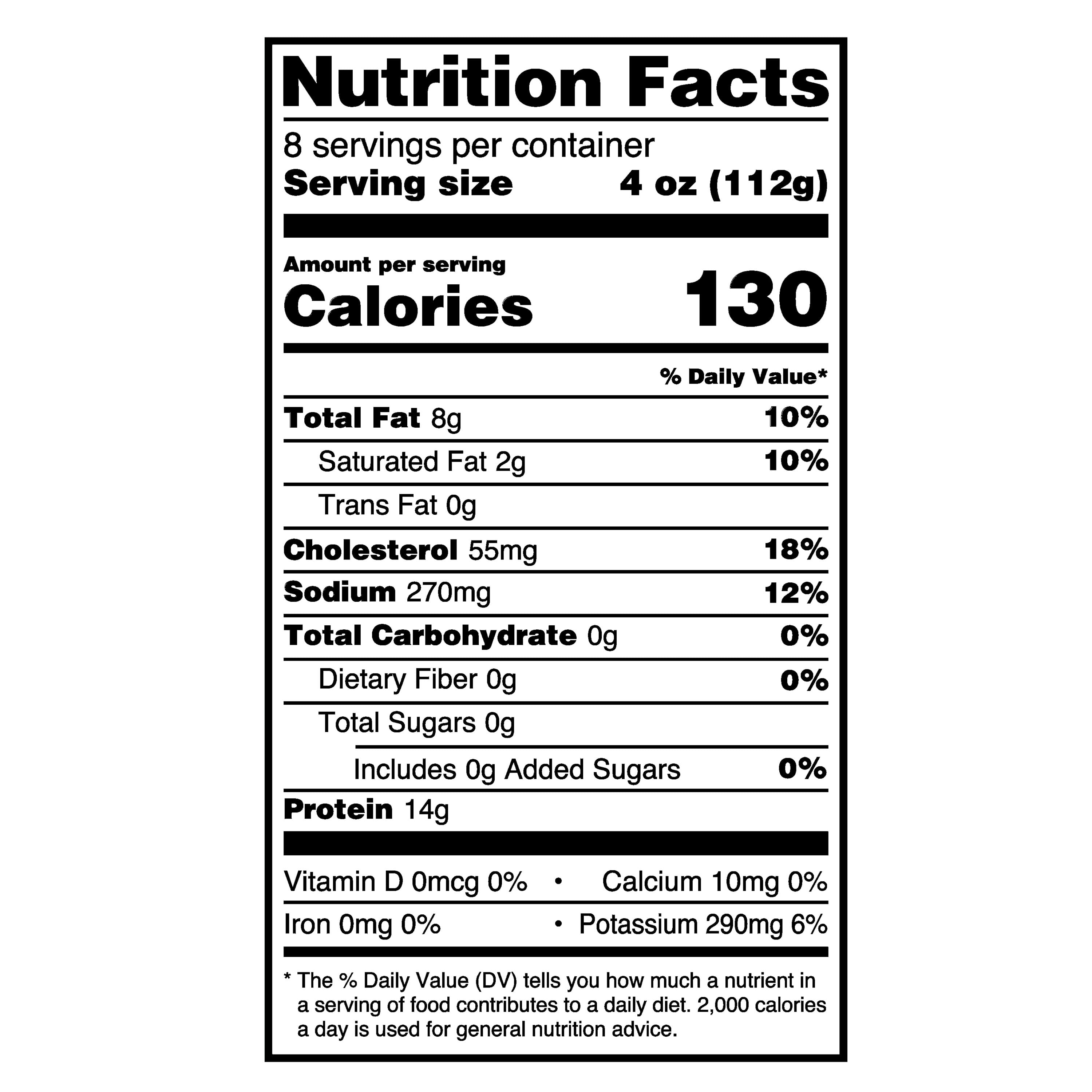 Great Value Frozen Catfish Skinless Fillets, 2 lb Bag