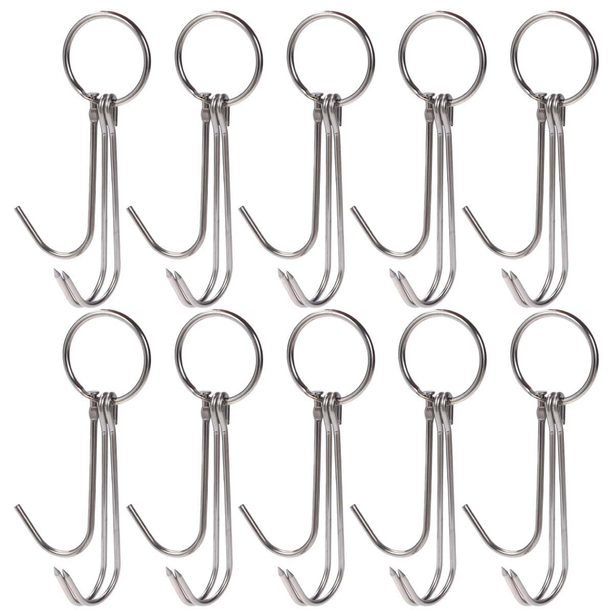 Hooks Stainless Steel Processing for Butchers Hunters Meat Hanging and Smoking for sale online 