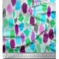 thumbnail image 3 of oneOone Polyester Lycra Fabric Chevron & Brush Stroke Panel Print Fabric By The Yard 56 Inch Wide, 3 of 3