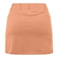thumbnail image 6 of Yuanlook Tennis Skirts for Women with Shorts,A Line Tennis Athletic Casual Skort with Inner Shorts Pockets - Orange - XXL, 6 of 6