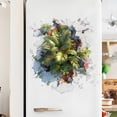 thumbnail image 3 of Oioii Tropical Plant Green Leaves Broken Wall Style Wall Sticker, Realistic Leaf Pattern, Removable PVC Material, for Living Room, Bedroom and Home Wall Decor,Green, 3 of 4