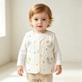 thumbnail image 3 of Toddler Boys Girls Vest Button Down Sleeveless Cute Print Quilted Jackets Fall Winter Lightweight Cotton Outwear Vests (15-24 Months, Multicolor-D), 3 of 5