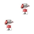 thumbnail image 4 of maskred 370 Motor 34T Gear Box Transmission For HobbyPlus 1/18 CR18P Rock Van Experience Enhanced Performance 330 Boost Upgrade Red 2Set, 4 of 6