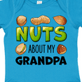 thumbnail image 4 of Inktastic Nuts About My Grandpa Peanut, Almond, Pistachio Boys or Girls Baby Bodysuit, 4 of 5