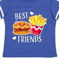 thumbnail image 4 of Inktastic Best Friends Burger and Fries Boys or Girls Toddler T-Shirt, 4 of 5