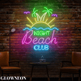 thumbnail image 2 of Glowneon Night Beach Club Led Light, Summer Beach Party Neon Light, 2 of 5