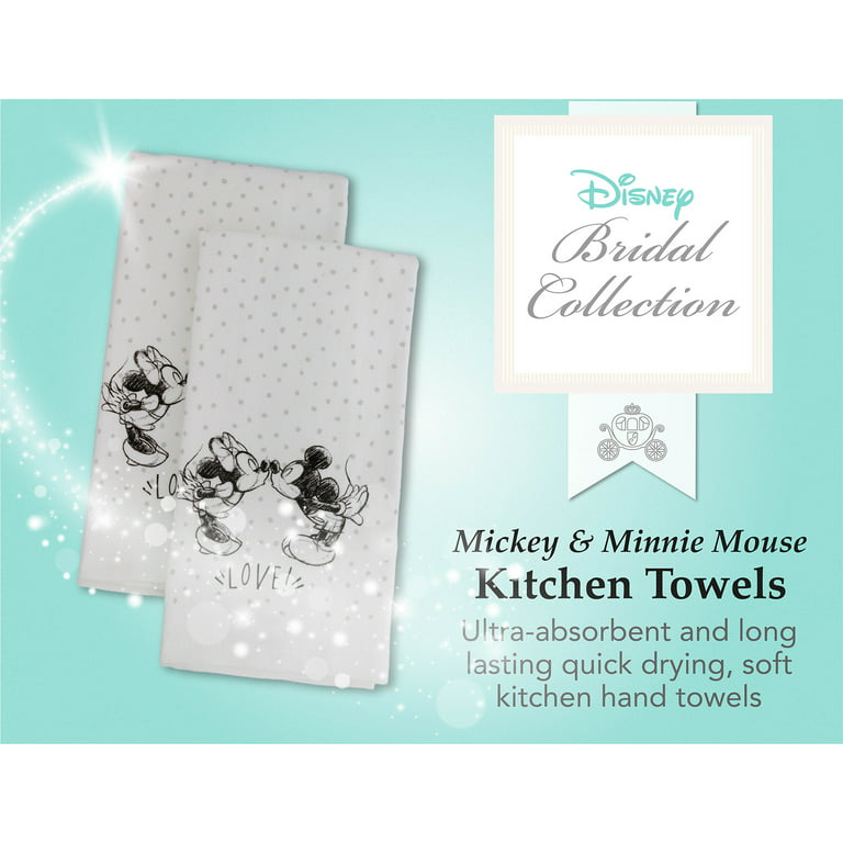 Disney Mickey Minnie Mouse 6 Kitchen Dish Towels 16x26 New FREE SHIPPING