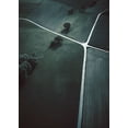 thumbnail image 2 of Design Fabrikken 18x24 White Modern Wood Framed Museum Art Print Titled - Crossroads, 2 of 4