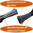 thumbnail image 5 of 50 Pcs Ball Bungee Cords 6 Inch – Heavy Duty Outdoor for Canopy Tarp Tie Downs, UV Resistant, Black, 5 of 8