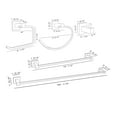 thumbnail image 2 of Vienna Series Gold Bathroom 5 Piece Accessory Set, 2 of 2