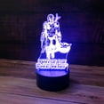 thumbnail image 3 of 3D The Mandalorian Desk Light - 7 Color LED Lamp Base with USB or Battery and Touch control Rotating Fade or Solid Color mode. Makes a perfect Nightlight for Kids or Unique Gift for any age., 3 of 6