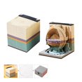 thumbnail image 4 of 3D Memo Pads Paper Carving Art 3D Non-Sticky Notes Note Pads бν .τ U2Q8, 4 of 6