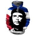 thumbnail image 4 of Sudadera con capucha con estampado 3D del Che Guevara para hombre, sudaderas holgadas informales de gran tamaño personalizadas, ropa de calle para hombre, 4 of 5