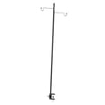 thumbnail image 1 of Soporte para linterna de camping Poste de luz de camping Lámpara portátil de doble gancho para mochileros Negro, 1 of 9