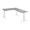 thumbnail image 2 of Move 60 Series 60W L Shaped Standing Desk in Platinum Gray - Engineered Wood, 2 of 7