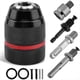 thumbnail image 1 of Portabrocas Sin Llave, Montaje 1/2-20UNF, 1-13 mm. Compatible con Vástago SDS-Plus de 3/8", Vástago Hexagonal de 1/4" y Adaptador para Llave de de 1/2"., 1 of 5
