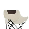 thumbnail image 6 of Folding Camping Chair Moon Chair Outdoor Seat Tear Resistant Oxford Cloth for Garden Picnic Adults, 6 of 9