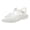 Silver, variant on Kids Glitter Roman Jelly Sandals Open Toe Adjustable Buckle Non Slip Hollow Shoes For Beach Pool, Silver