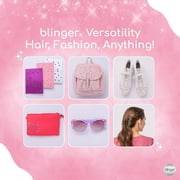 blinger® On The Go Mini Gem Stamper with 80 Hair Safe Jewels Perfect Gifts for Kids, Girls - Pink