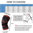 thumbnail image 3 of 1pcs Ribbon Knitted Knee Protection, Basketball Football Fitness Running Walking Knee Pad Non-slip with Tie Knee Pads Support, 3 of 8