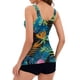 thumbnail image 4 of ICHUANYI Clearance Women Two Piece Swimsuits Tummy Control Swimwear Tankini Beachwear Swimdress(Green, XXL) Ichuanyi Ichuanyi, 4 of 4