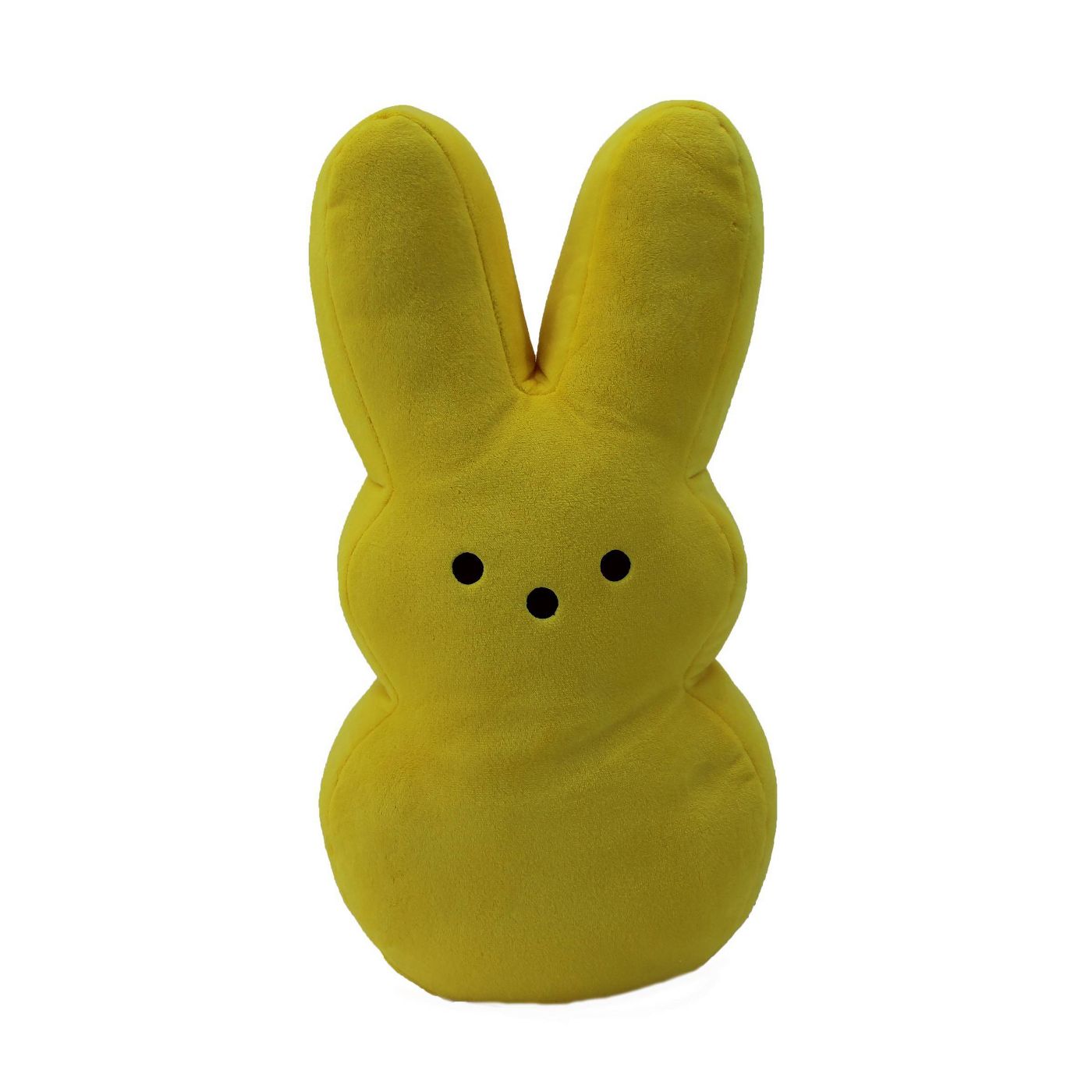PEEPS Plush Bunny 17" Jumbo Solid Plush Easter Collectible (Yellow