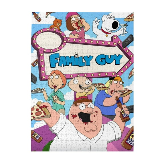 Family Guy 500 Piece Jigsaw Puzzle Educational Toys & Games Family-Friendly Activity