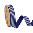 thumbnail image 1 of Unique Bargains 50 Yards x 1' Christmas Striped Ribbon, Blue and White Ribbon Candy Cane Ribbon Roll Wrapping Ribbon, 1 of 6