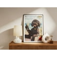 thumbnail image 2 of Bernedoodle Beach Dog Poster Summer Dog Art Print Coastal Dog Print Funny Dog Wall Decor Pet Lover Gift Dog Lover Gift Canine Art Pet - Poster Unframed, 2 of 3
