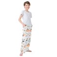 thumbnail image 3 of FORMRS Boys Pajama Pants with Pockets Size 9-10Y Kids Lounge Sleep Bottoms, Halloween Pumpkin, 3 of 8