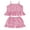 Rose Pink, variant on Toddler Baby Girl Summer Clothes Set 6 12 18 24 Months 2T 3T 4T Daisy Plaid Print Camisole Elastic Waist Ruffled Shorts 2 Pcs Outfits